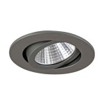 Brumberg 12443643 LED-Einbaustrahler 350 mA 6W 38° dim2warm 3000K - 1800K rund schwenkba 
