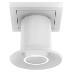 Brumberg 12703173 P&L-Deckenanbauleuchte GRAMMO 8W 35° 3000K rund starr strukturweiss IP 