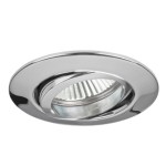 Brumberg 1963.02 Einbaustrahler GX5,3/ max. 50W rund schwenkbar chrom Fassung mit Zuleitun 
