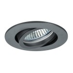 Brumberg 36143640 Einbaustrahler GU10 max. 50W rund schwenkbar titan matt IP20 