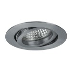 Brumberg 36147220 Einbaustrahler GU10 max. 50W rund schwenkbar edelstahl Material Edelstahl 