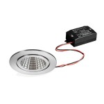 Brumberg 38375423 LED-Einbaudownlight 230V AC 50 Hz 6W 38° 3000K rund starr edelstahl, 