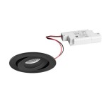 Brumberg 39377183 LED-Einbaustrahler 230V AC 50 Hz 7W 40° 3000K rund schwenkbar struktu 