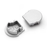 Brumberg 53053260 Endkappen-Set für LED-Anbauprofil 53601 silber 
