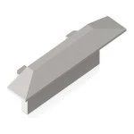 Brumberg 53088080 Endkappen-Set zu LED-Einbauprofil 53657080 schwarz 