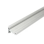 Brumberg 53911260 LED-Anbau-Eckprofilset alu eloxiert mit 2 Endkappen 2 Haltern und einer Abde 