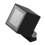Brumberg 60111103 LED-Bodenstrahler IP65 strukturgraphit quadratisch für 230 V-Netzspannung s 