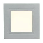 Brumberg P3730WW LED-Wandeinbauleuchte 350 mA 1,2W 3000K quadratisch alu matt mit Glas I 