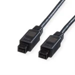 roline 11.02.9518 IEEE 1394b Kabel 9/9polig schwarz 1,8 Meter 