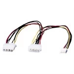 roline 11.03.1010 Y-Kabel 4 polig HDD / 4 polig HDD + 4 polig FDD 0,3 Meter 