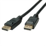 roline 11.04.5813 DisplayPort Kabel v1.4 DP Stecker/Stecker schwarz 5 Meter 