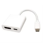 roline 12.03.3221 Display Adapter USB Typ C/DisplayPort v1.2 + PD 