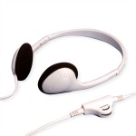 Value 15.99.1316 Stereo Kopfhörer mit Lautstärkeregler grau 