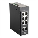 D-Link DIS-100E-8W Industrial Switch 8-Port Unmanaged Layer2 Fast Ethernet 