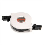roline 21.15.0591 Patchkabel Kat.5e (Class D) UTP mit Aufrollautomatik schwarz 2 Meter 