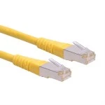 roline 21.15.0825 Patchkabel Kat.6 (Class E) S/FTP (PiMF) gelb 1,5 Meter 