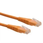 roline 21.15.1537 Patchkabel Kat.6 (Class E) UTP orange 1 Meter 