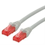 roline 21.15.2507 Patchkabel Kat.6 UTP Component Level LSOH grau 10 Meter 