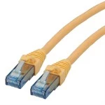 roline 21.15.2720 Patchkabel Kat.6A UTP Component Level LSOH gelb 0,5 Meter 