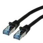 roline 21.15.2859 Patchkabel Kat.6A S/FTP (PiMF) Component Level LSOH schwarz 20 Meter 