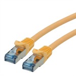 roline 21.15.2972 Patchkabel Kat.6A S/FTP (PiMF) Component Level LSOH gelb 0,3 Meter 