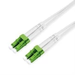 roline 21.15.8632 LWL-Kabel Duplex 9/125µm OS2 LC/LC stahlarmiert LSOH weiß 3 Meter 