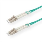 roline 21.15.8828 LWL-Kabel 50/125µm OM3 LC/LC Low-Loss-Stecker türkis 10 Meter 