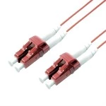 roline 21.15.9265 LWL-Kabel SLIM 50/125µm OM4 LSOH LC/LC violett 10 Meter 