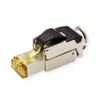 roline 21.17.0323 feldkonfektionierbarer RJ-45 Stecker Kat.6A (Class EA) SteckerP silberfarben 