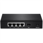 TRENDnet TEG-S51SFP TRENDnet Gigabit Ethernet (10/100/1000) Schwarz Netzwerk Switch 