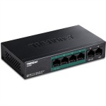 TRENDnet TPE-S50 TRENDnet 6-Port PoE Switch 10/100Mbps 60W 