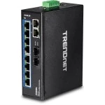 TRENDnet TI-G102 TRENDnet 10Port Switch DIN-Rail Industrial Gigabit 