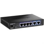 TRENDnet TEG-S762 TRENDnet 6-Port 10G Switch schwarz 