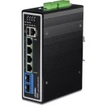 TRENDnet TI-BG62i TRENDnet 6 Port DIN-Rail Switch Industrial Gigabit L2+ Managed PoE++ 