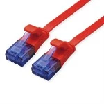 Value 21.99.2024 Patchkabel Kat.6A (Class EA) UTP extra-flach rot 1,5 Meter 