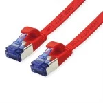 Value 21.99.2123 Patchkabel Kat.6A (Class EA) FTP extra-flach rot 3 Meter 