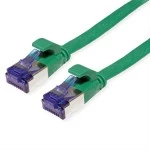 Value 21.99.2140 Patchkabel Kat.6A (Class EA) FTP extra-flach grün 0,5 Meter 