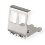 Value 21.99.3009 Hutschienen-Adapter unbestückt für 2 Keystones 