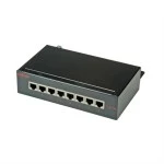 roline 26.11.0310 Patchpanel 8 Ports Kat.5e (Class D) geschirmt schwarz 