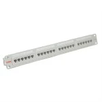 roline 26.11.0347 Kat.5e (Class D) 19 Zoll-Patchpanel 24 Ports UTP grau 