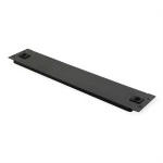 roline 26.30.0001 19 Zoll-Blindplatte Snap-in 2 HE RAL 9005 Tiefschwarz 