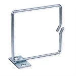 roline 26.30.0014 Kabelöse 80x80 mm Metall Kabeleinführung seitlich 