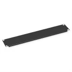 Value 26.99.0299 19 Zoll-Blindplatte 2 HE schwarz 