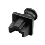 Value 26.99.0322 RJ45-Buchsen-Staubschutz schwarz 10 Stück 