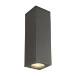 SLV 1000330 THEO UP/DOWN, Wandleuchte, QPAR51, anthrazit, max. 2x50 W 