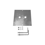 SLV 1000343 Betonankerset für SQUARE POLE, ROX ACRYL POLE und ARCOLOS UP BEAM,Edelstahl 304 