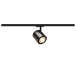 SLV 1000711 ENOLA C TRACK, Strahler für 1Phasen Hochvolt-Stromschiene, LED, 3000 K, schwarz, 35°, inkl. 1 Phasen-Adapter 