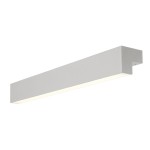 SLV 1001300 L-LINE 60, Wand- und Deckenleuchte, IP44, 3000 K, 820 lm, silber 