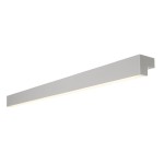 SLV 1001304 L-LINE 120, Wand- und Deckenleuchte, IP44, 3000 K, 3000 lm, silber 