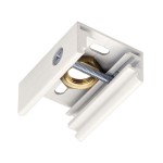 SLV 1001530 PENDELCLIP, für EUTRAC® Hochvolt 3Phasen-Aufbauschiene, weiß, M13 Gewinde 